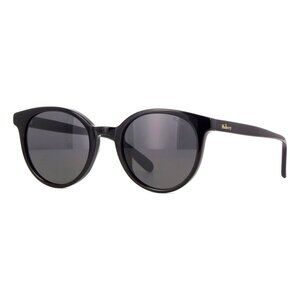 New MULBERRY Black Round SML257 0BLK Sunglasses Women